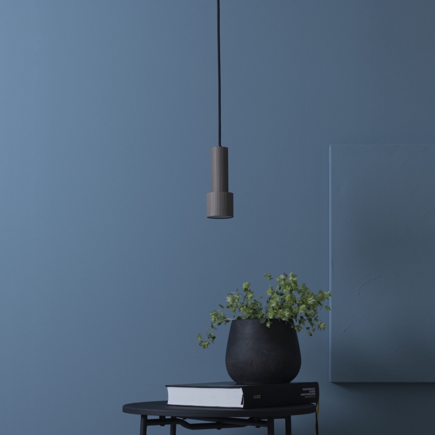Brilliant - Candeeiro suspenso CADIZ 1xGU10/10W/230V diâmetro 12,5 cm bronze