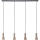 Brilliant - Candeeiro suspenso CADIZ 4xGU10/10W/230V bronze