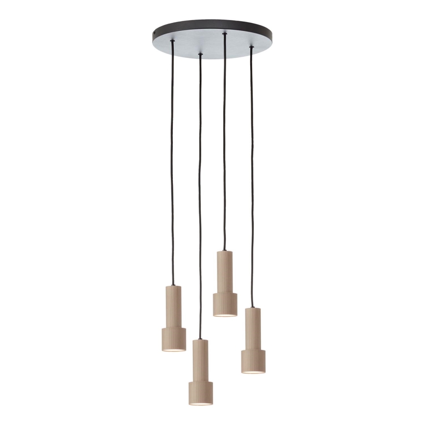 Brilliant - Candeeiro suspenso CADIZ 4xGU10/10W/230V diâmetro 35 cm bronze