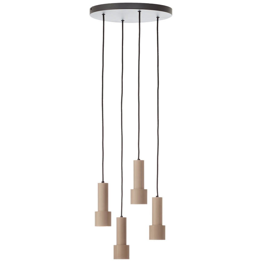 Brilliant - Candeeiro suspenso CADIZ 4xGU10/10W/230V diâmetro 35 cm bronze