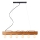 Brilliant - Candeeiro suspenso CALANDRA 6xE27/42W/230V pinho