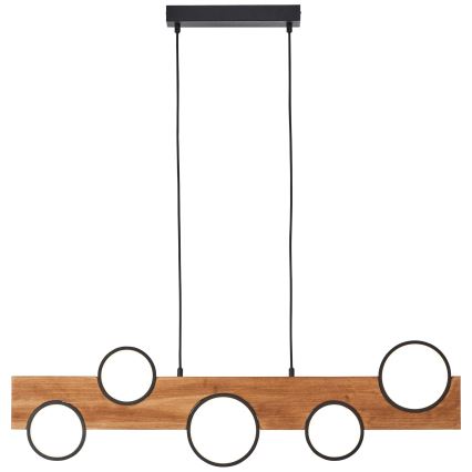 Brilliant - Candeeiro suspenso LED CHEESY LED/34W/230V pinho - FSC certificado