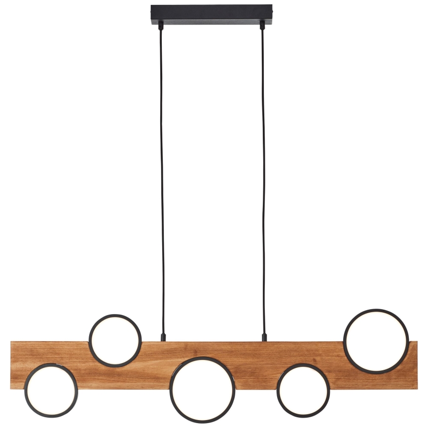 Brilliant - Candeeiro suspenso LED CHEESY LED/34W/230V pinho - FSC certificado