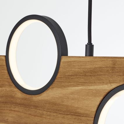Brilliant - Candeeiro suspenso LED CHEESY LED/34W/230V pinho