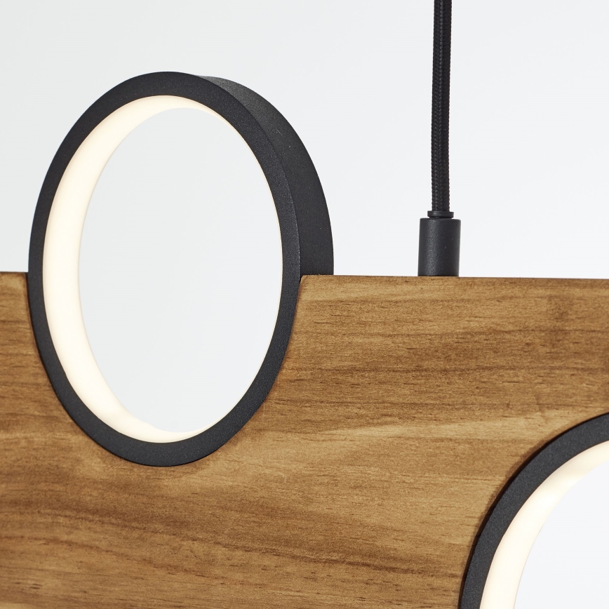 Brilliant - Candeeiro suspenso LED CHEESY LED/34W/230V pinho