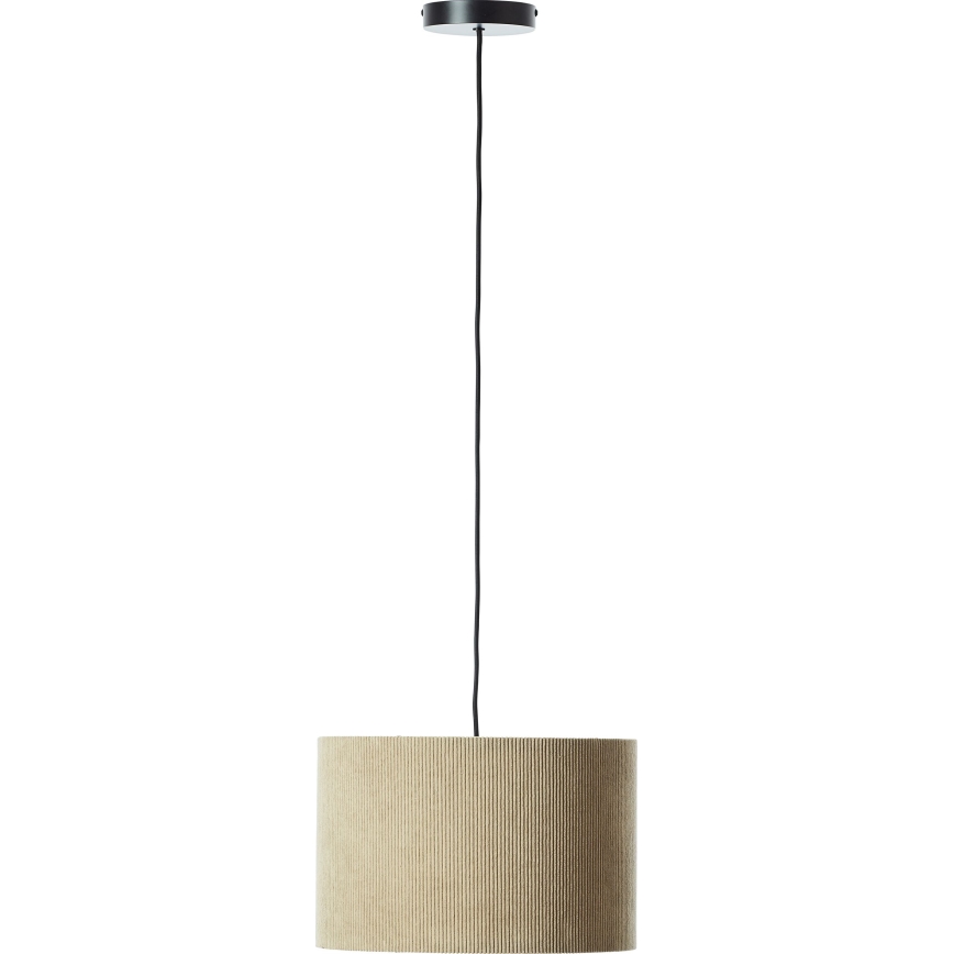 Brilliant - Candeeiro suspenso TONY 1xE27/20W/230V diâmetro 35 cm castanho