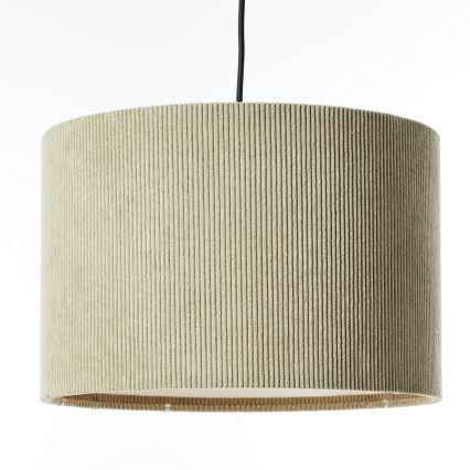 Brilliant - Candeeiro suspenso TONY 1xE27/20W/230V diâmetro 35 cm castanho