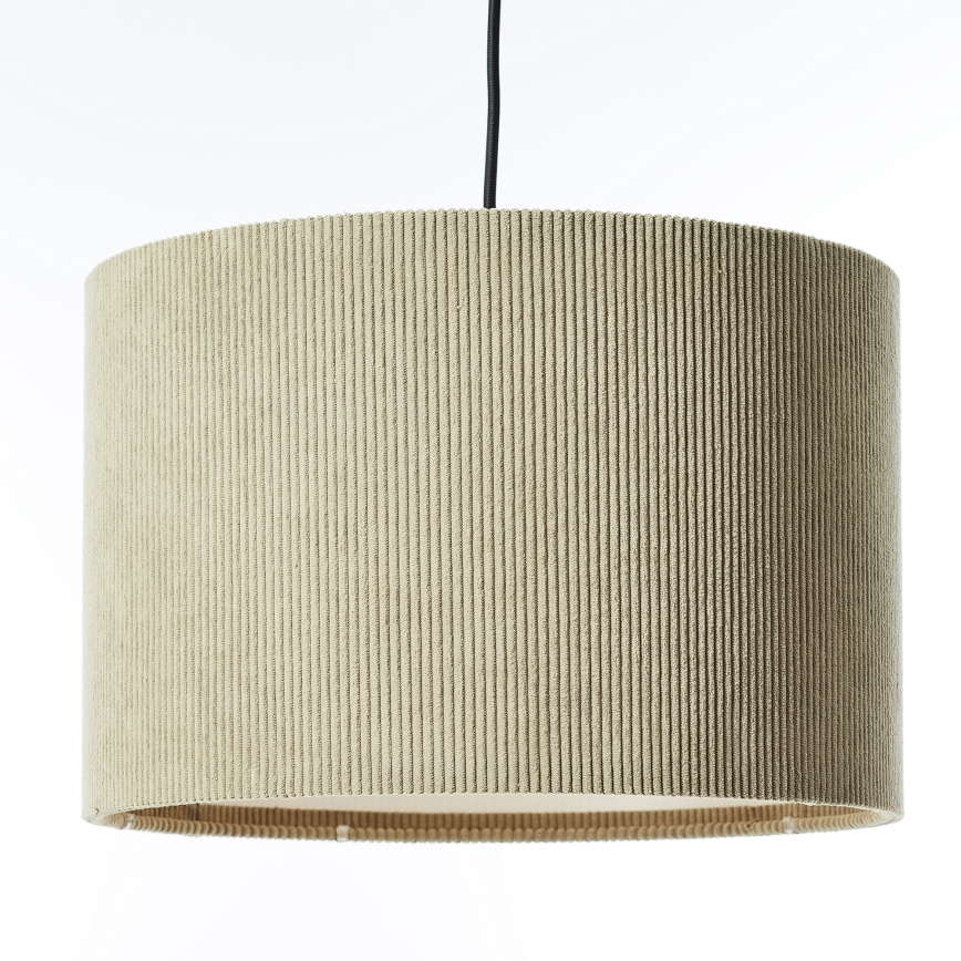 Brilliant - Candeeiro suspenso TONY 1xE27/20W/230V diâmetro 35 cm castanho
