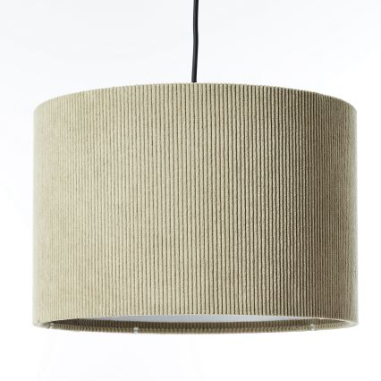 Brilliant - Candeeiro suspenso TONY 1xE27/20W/230V diâmetro 35 cm castanho