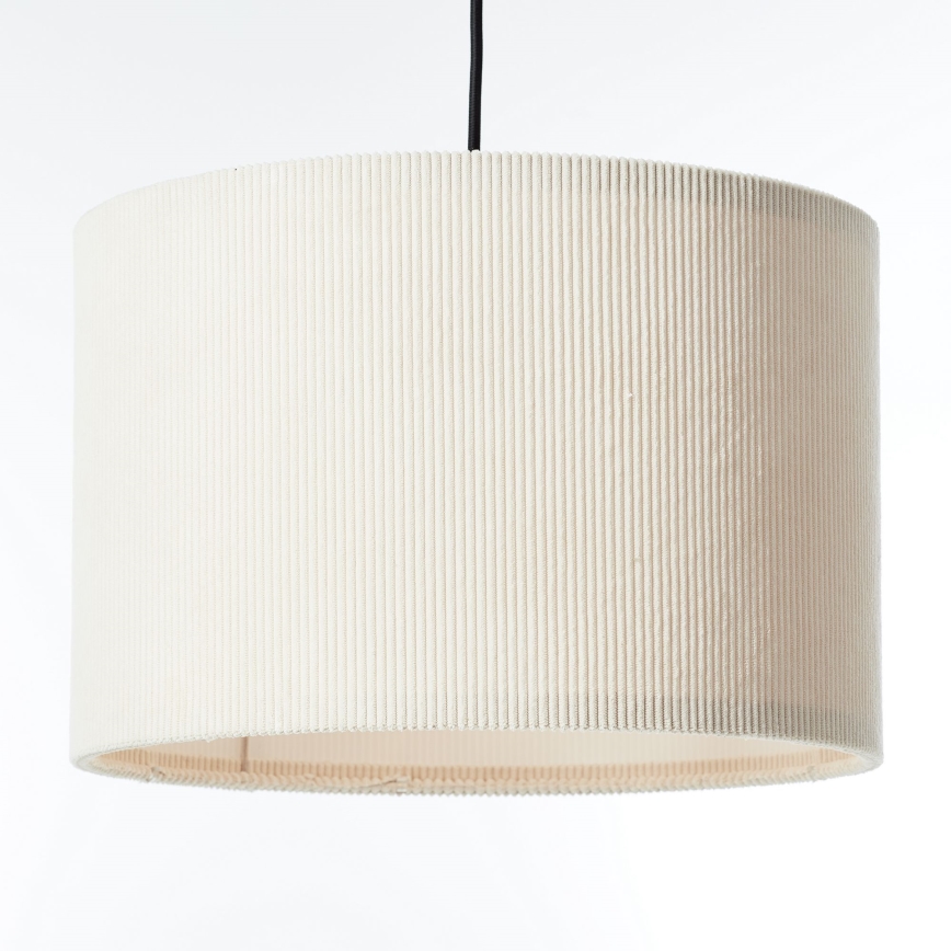 Brilliant - Candeeiro suspenso TONY 1xE27/20W/230V diâmetro 35 cm creme