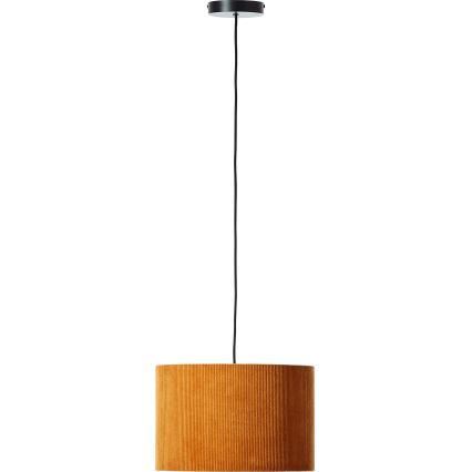 Brilliant - Candeeiro suspenso TONY 1xE27/20W/230V diâmetro 35 cm laranja