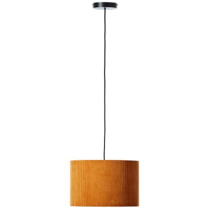 Brilliant - Candeeiro suspenso TONY 1xE27/20W/230V diâmetro 35 cm laranja