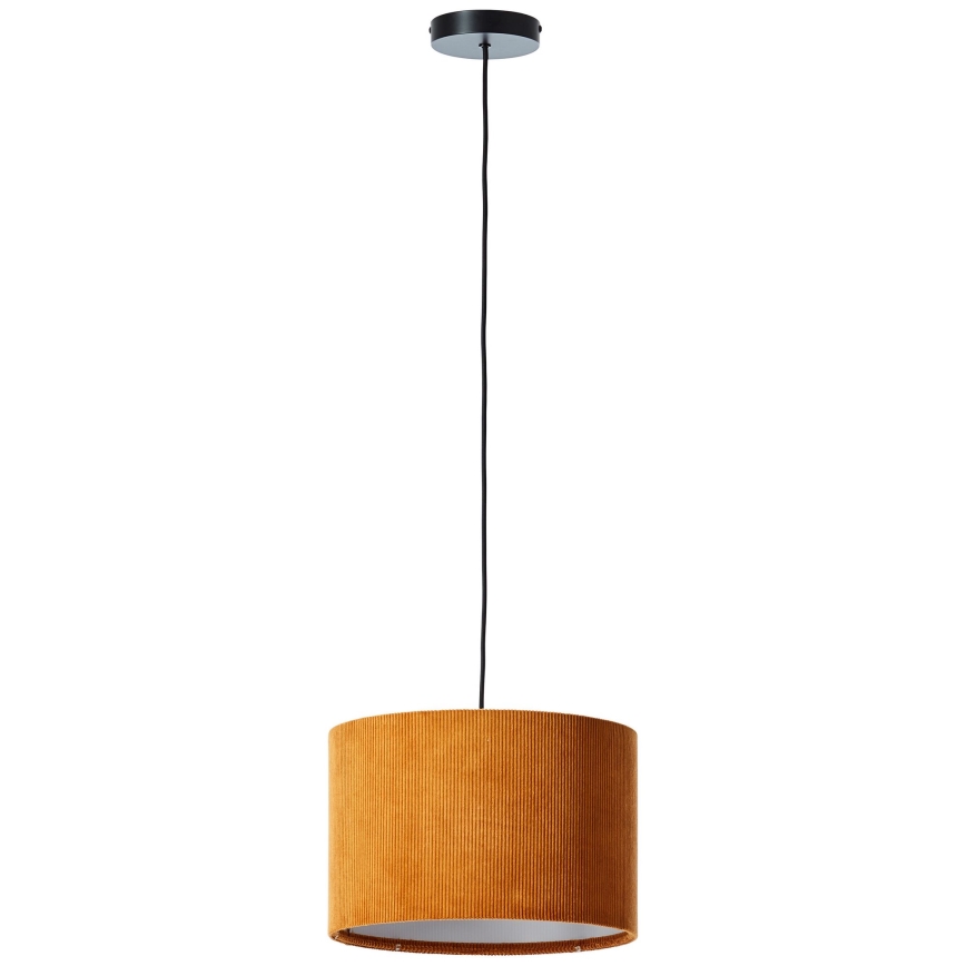 Brilliant - Candeeiro suspenso TONY 1xE27/20W/230V diâmetro 35 cm laranja