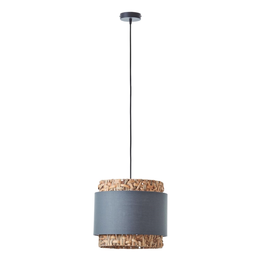 Brilliant - Candeeiro suspenso WATERLILLY 1xE27/60W/230V diâmetro 35 cm cinzento