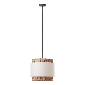 Brilliant - Candeeiro suspenso WATERLILLY 1xE27/60W/230V diâmetro 35 cm creme