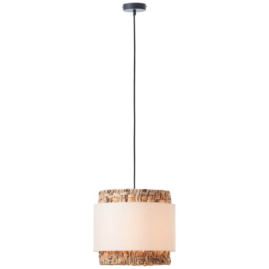 Brilliant - Candeeiro suspenso WATERLILLY 1xE27/60W/230V diâmetro 35 cm creme