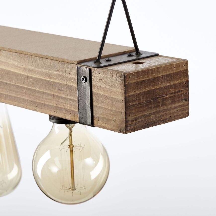 Brilliant - Candeeiro suspenso WOODHILL 5xE27/30W/230V - FSC certificado