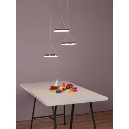 Brilliant - Candelabro suspenso LED DONUT 3xLED/8,7W/230V