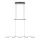 Brilliant - Candelabro suspenso LED TRANSIT 5xLED/4W/230V