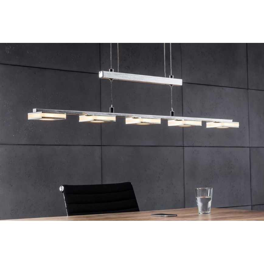Brilliant - Candelabro suspenso LED TRANSIT 5xLED/4W/230V