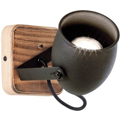 Brilliant - Foco de parede CROWTON 1xGU10/6W/230V