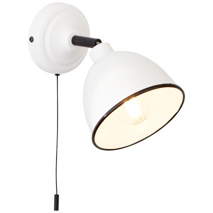 Brilliant - Foco de parede TELIO 1xE14/28W/230V branco
