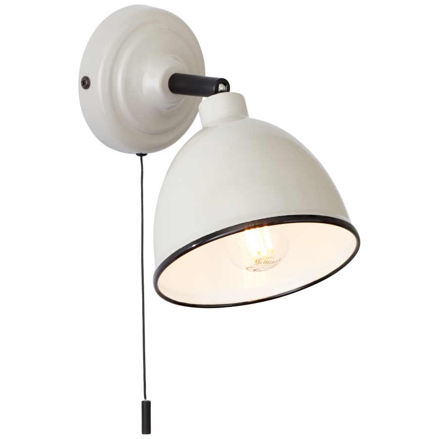 Brilliant - Foco de parede TELIO 1xE14/28W/230V cinzento
