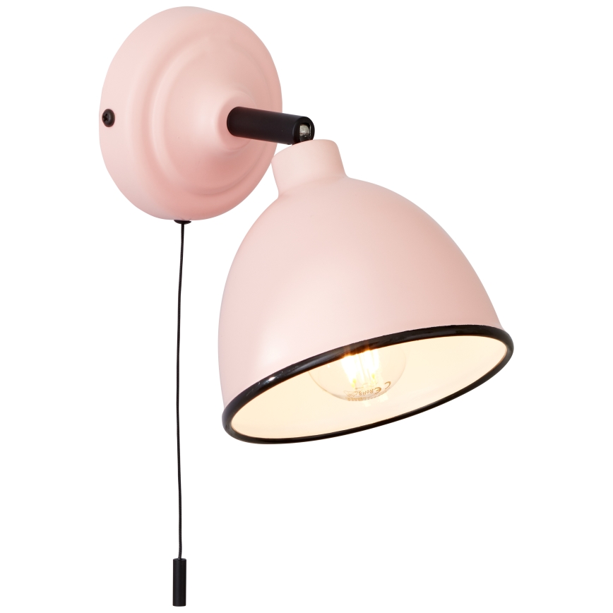 Brilliant - Foco de parede TELIO 1xE14/28W/230V rosa