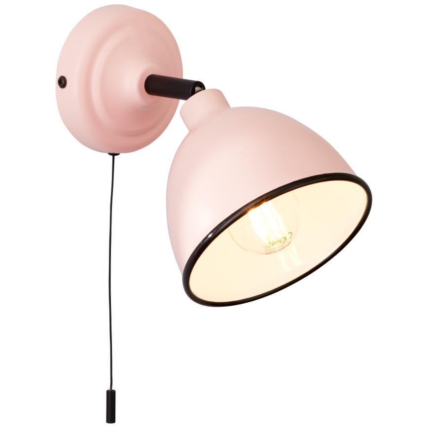 Brilliant - Foco de parede TELIO 1xE14/28W/230V rosa