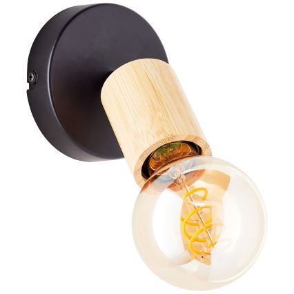 Brilliant - Foco de parede TIFFANY 1xE27/28W/230V bambu