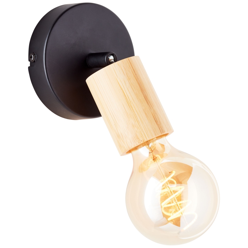 Brilliant - Foco de parede TIFFANY 1xE27/28W/230V bambu