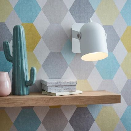 Brilliant - Foco de parede YAN 1xE27/40W/230V branco