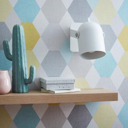 Brilliant - Foco de parede YAN 1xE27/40W/230V branco