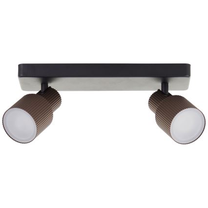 Brilliant - Foco LED CADIZ 2xGU10/5W/230V bronze