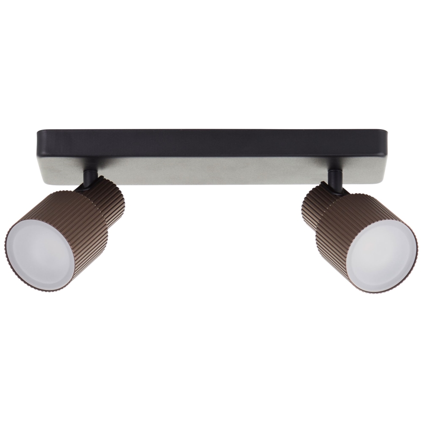 Brilliant - Foco LED CADIZ 2xGU10/5W/230V bronze