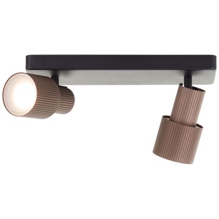 Brilliant - Foco LED CADIZ 2xGU10/5W/230V bronze