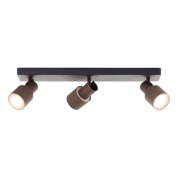 Brilliant - Foco LED CADIZ 3xGU10/5W/230V bronze