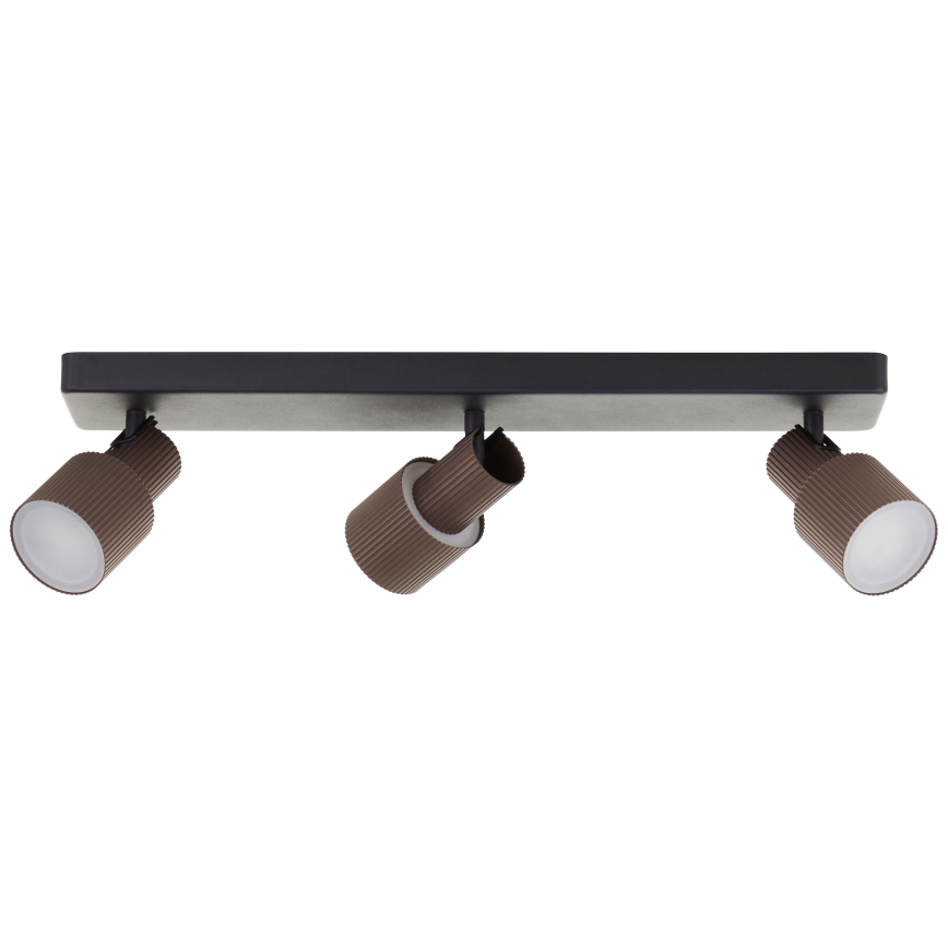 Brilliant - Foco LED CADIZ 3xGU10/5W/230V bronze