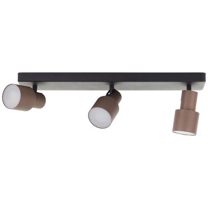 Brilliant - Foco LED CADIZ 3xGU10/5W/230V bronze