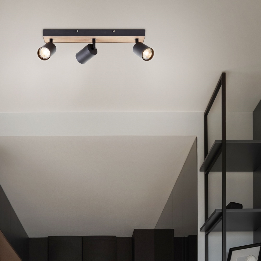 Brilliant - Foco LED JELLO 3xGU10/4,5W/230V pinho - FSC certificado