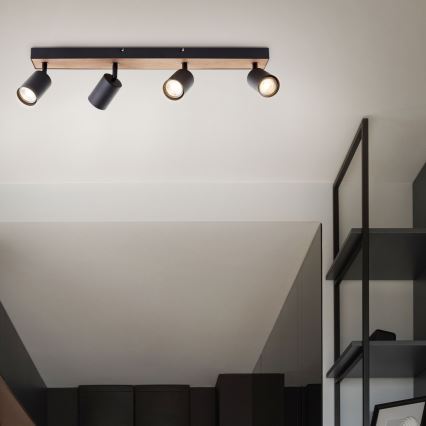 Brilliant - Foco LED JELLO 4xGU10/4,5W/230V pinho - FSC certificado