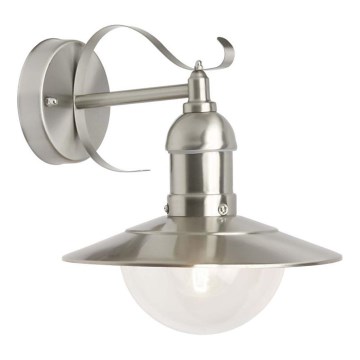 Brilliant - Iluminação de parede exterior ARTO 1xE27/60W/230V IP44 cromado brilhante