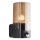 Brilliant - Iluminação de parede exterior com sensor MINOU 1xE27/10W/230V IP44 preto/fumado