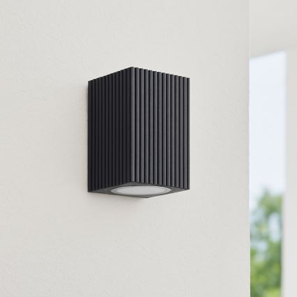 Brilliant - Iluminação de parede exterior JELANI 1xGU10/10W/230V IP44 preto