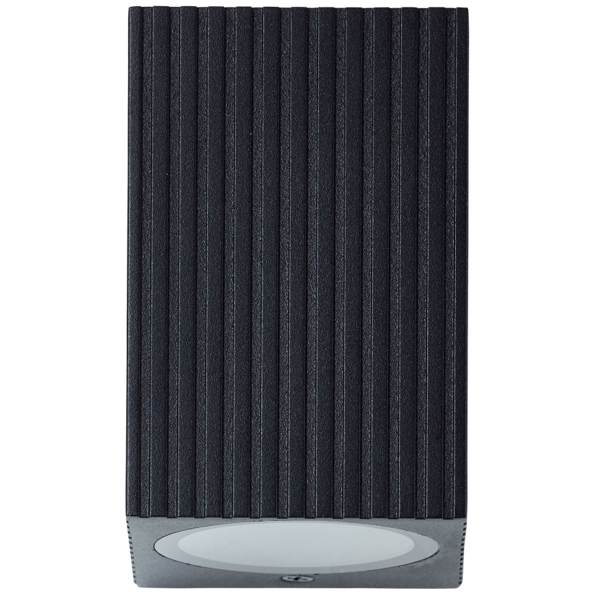 Brilliant - Iluminação de parede exterior JELANI 1xGU10/10W/230V IP44 preto