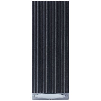 Brilliant - Iluminação de parede exterior JELANI 2xGU10/10W/230V IP44 preto