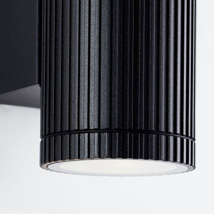 Brilliant - Iluminação de parede exterior KEOLA 1xGU10/10W/230V IP44 preto