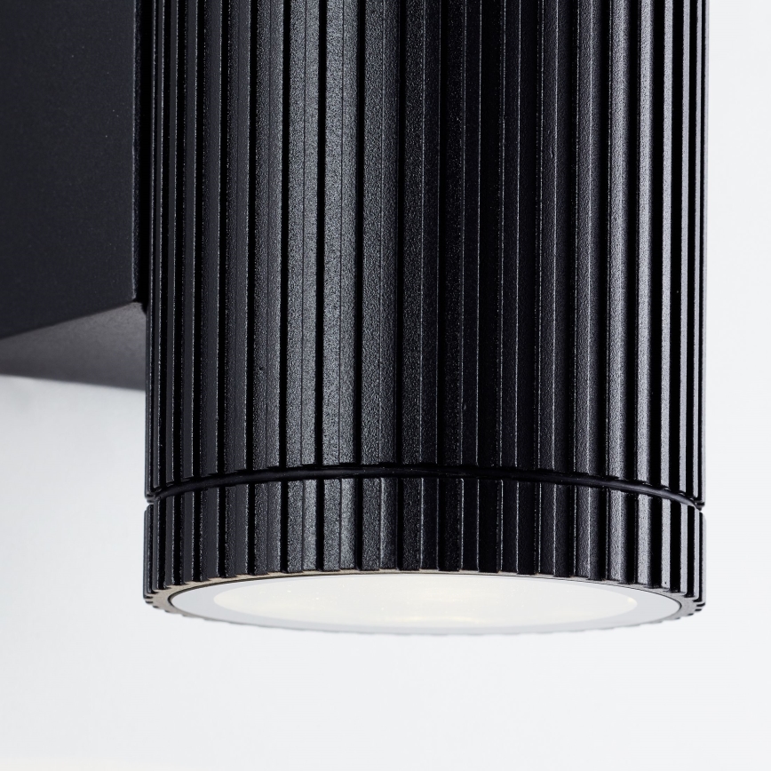 Brilliant - Iluminação de parede exterior KEOLA 1xGU10/10W/230V IP44 preto