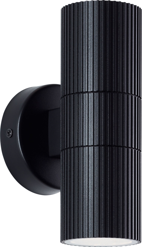 Brilliant - Iluminação de parede exterior KEOLA 2xGU10/10W/230V IP44 preto