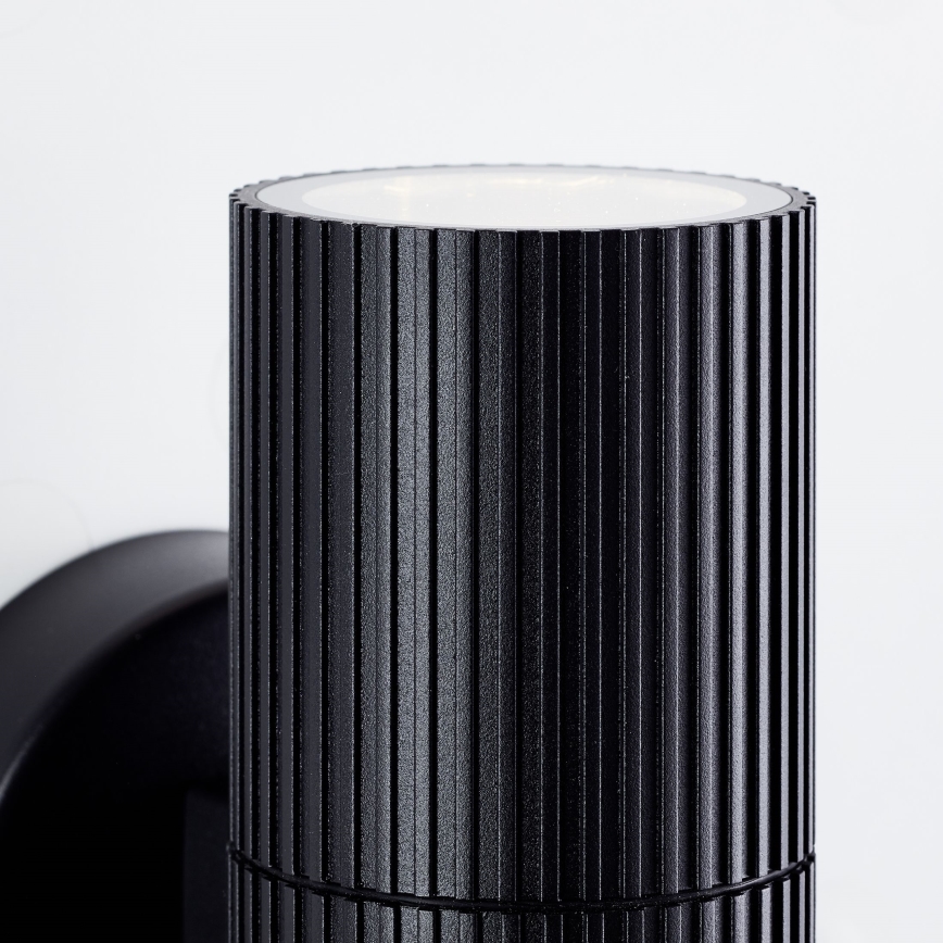 Brilliant - Iluminação de parede exterior KEOLA 2xGU10/10W/230V IP44 preto